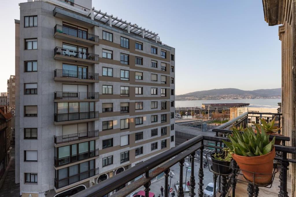 Apartamento Bonito Piso Con Vistas, Centrico, Acogedor Vigo Exterior foto